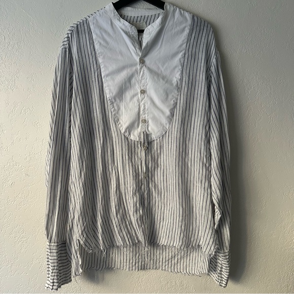 Greg Lauren The studio shirt w/ Bib Gatsby Artist size 3 XL - Picture 1 of 12